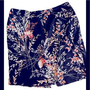 Talbots size 20 floral lined skirt